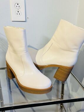 Universal Thread Jenna Platform chunky block heel Boots Sz 8.5